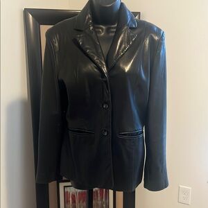 Women's Black Leather Jacket